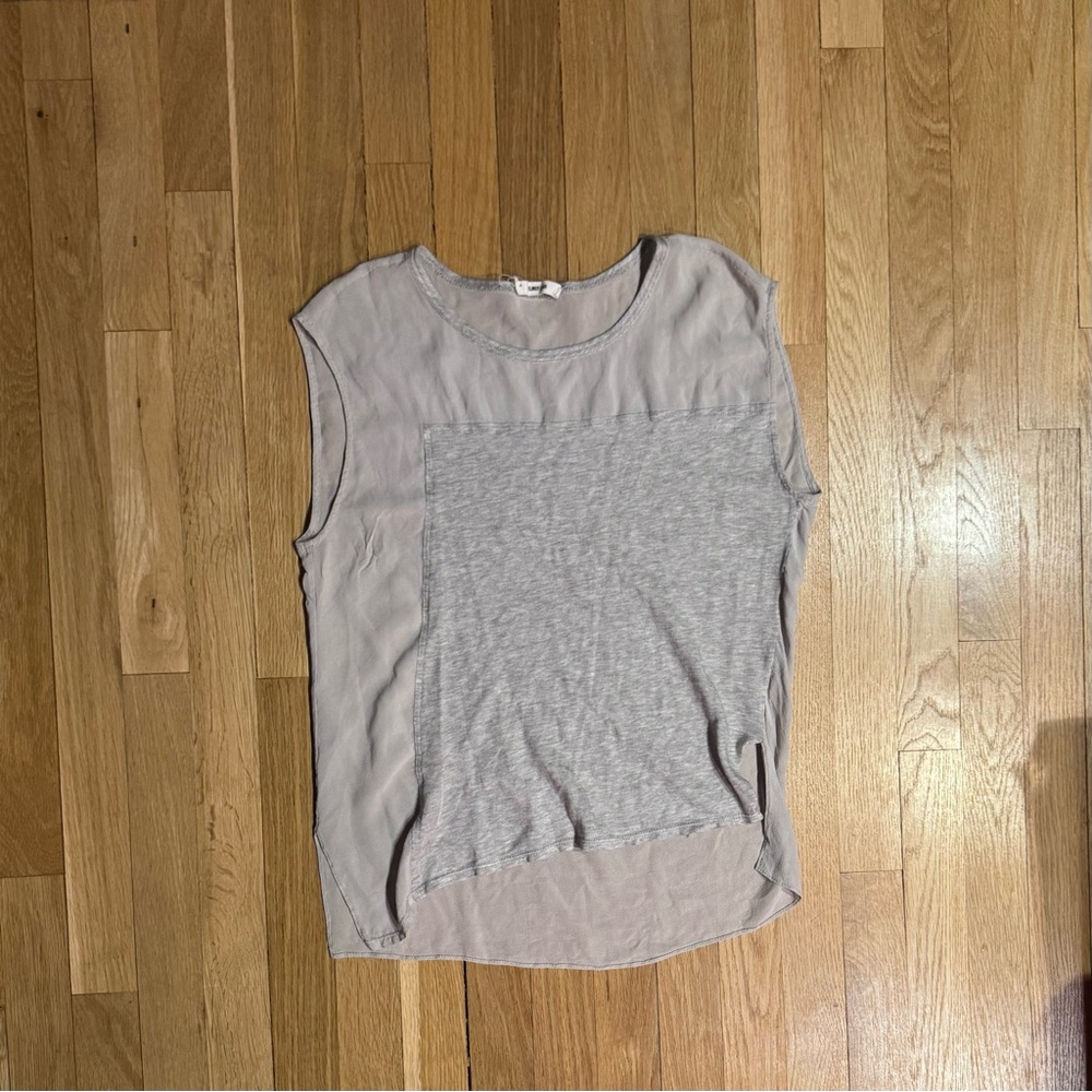 Helmut Lang Mesh Asymmetric Top